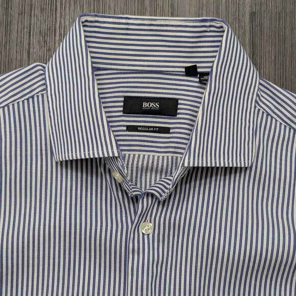 Hugo Boss Other - Hugo Boss | Men's Blue/White Striped Shirt